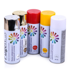 Фарба аерозольна"Fügenlux"жаростійка срібляста 400 мл