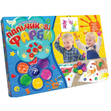 Пальчикові фарби "Моя перша творчість" 7 кольори УКР 6819