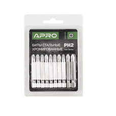 51110/309133 Бита APRO PH1*50мм хром 10шт/уп (APRO)