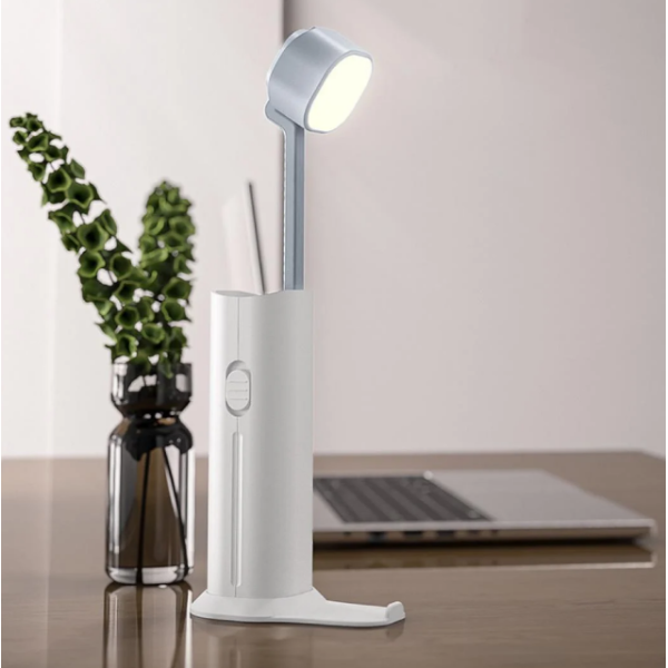 Лампа 3в 1 D16 Ліхтар, Настільна, Powerbank 5000 mAh (Білий)