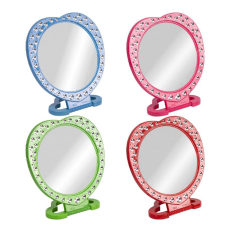 Дзеркало пластикове з камінням 12см