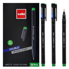 Ручка масляна "СARBONIX" Cello CL-M6 зелена