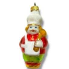 Скляна іграшка 1134 Кухар