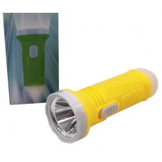 Ліхтарик №1977 пластиковий на батарейках