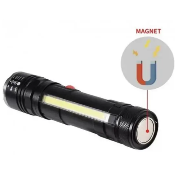 Ліхтарик Т6-26 USB акум. + 3ААА батар.