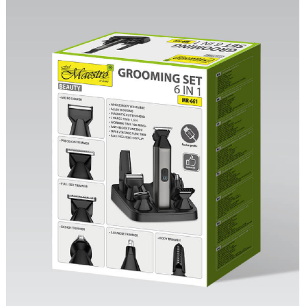 Набір для стрижки волосся 6 в 1 MR-661