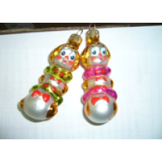 Скляна іграшка 1123 Гусениця