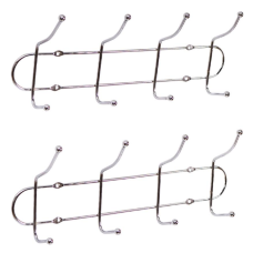 Вішалка настінна металева на 4 гачка 31,5*8*13 см