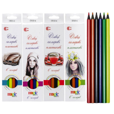 Олівець 6 кольорів CR555-6 White Night "С"