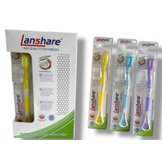 Зубна щітка зі шкребком для язика