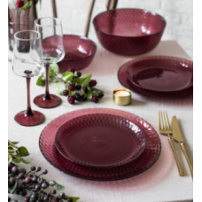 Тарілка обідня кругла 25см Q1308 «Luminarc» Idylle Lilac