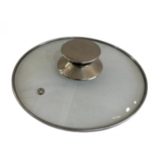 Кришка №SD-26 для каструлі скляна з метал. ручкою 26см 36960