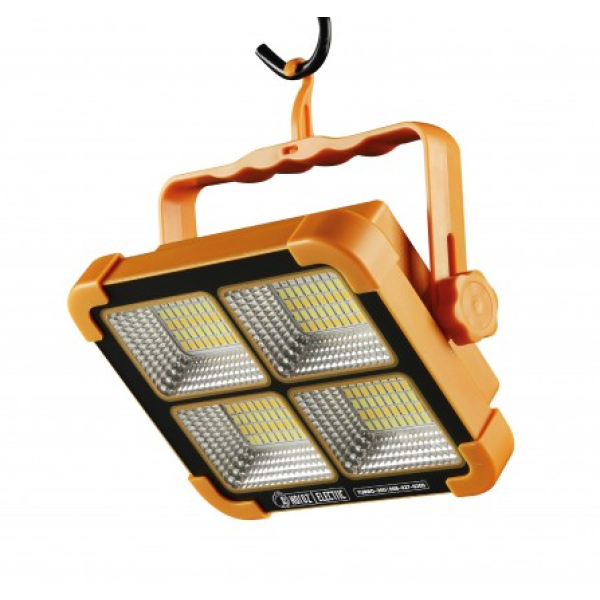 Прожектор на сонячній панелі +USB-C SMD Led 400W 2391Lm IP44