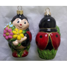 Скляна іграшка 1177 Божа корівка