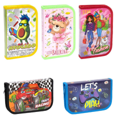 Пенал 1 відділення ламінований на змійці