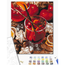 BS52736 Картини за номерами Пряний глінтвейн Класік 40х50
