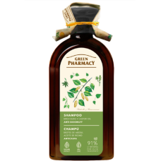 Шампунь Green Pharmacy проти лупи Березові бруньки та касторова олія 350 мл