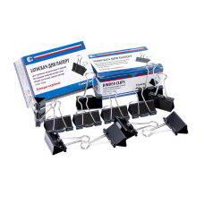 Біндер 25мм металевий "С" 12шт