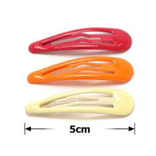 Заколки-хлопушки 5см глянець Color уп 3шт 42-15636