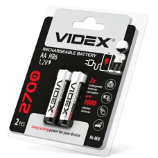 Аккумулятор 2700 mAh AA R6 VIDEX (ціна за 2шт)