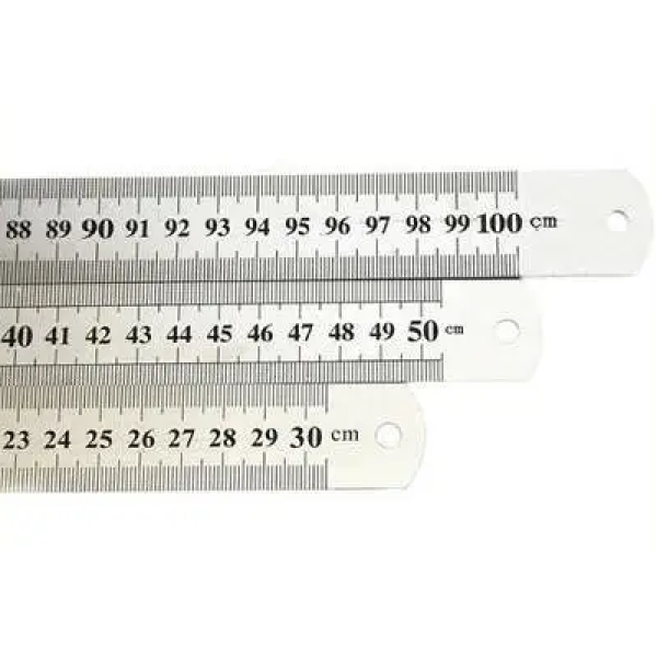 Лінійка 20 см, металева 2005
