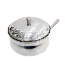 Цукорниця з ложкою, нержавіюча сталь АР0472