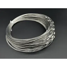 Шнурок на шию Тросик Срібло (Z-123-3) 1шт