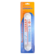 Термометр віконний CH 3010 на липучці 17,5*3,8см 106480
