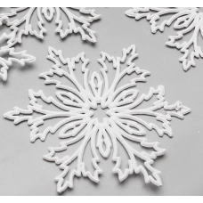 Сніжинка новорічна №5 1шт