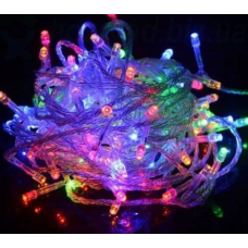 Гірлянда 100 LED/80L Multicolor прозорий дріт 7/9м D-12 (01363)