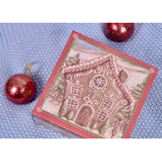 Новорічна подарункова коробка "Теремок" XL