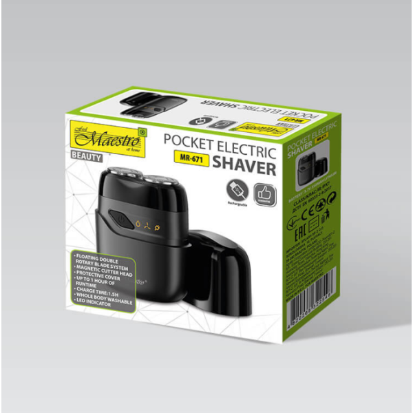 Кишенькова електробритва Maestro MR-671