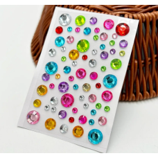 Стрази наклейки мікс 118958