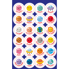 Наліпки дитячі А6 оцінки 1лист