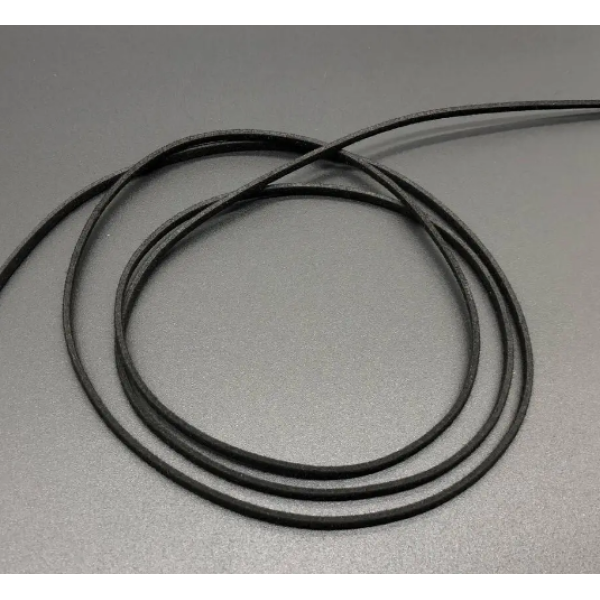 Шкіряний шнурок на шию чорний/коричневий 120см 3мм (F-001/003) 1шт