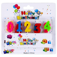 Свічки для торта цифри 10-104