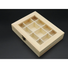 Скринька-органайзер для декупажу з замком і петлями. 15х20х4см А-5202