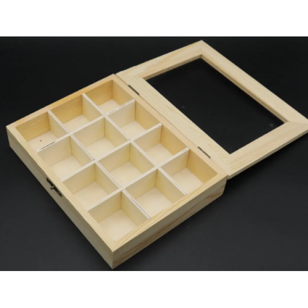 Скринька-органайзер для декупажу з замком і петлями. 15х20х4см А-5202