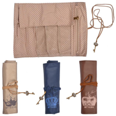 Пенал-косметичка сверток "Корона" 27,5*19,5см