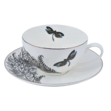 A0530-CS410-A Чашка чайна з блюдцем 400 мл «Astera» Charm Dragonfly Color