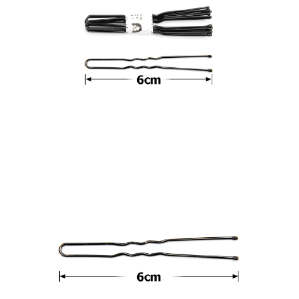 Шпильки BLACK/GOLD 10шт