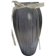 R102510 Ваза скляна 26см Star Gray