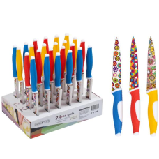 Ніж кольоровий металевий 23см X3-224