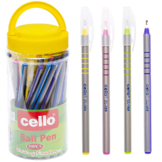 Ручка масляна Cello CL368PVC синя