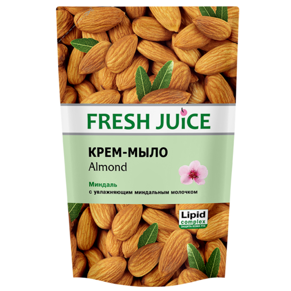 Fresh Juice р/крем-мило дой-пак 460мл almond