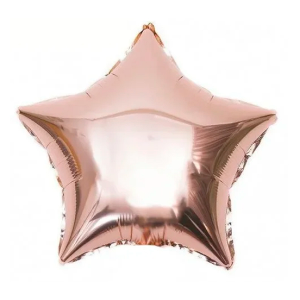 Повітряна кулька фольга зірка, серце 5-72651