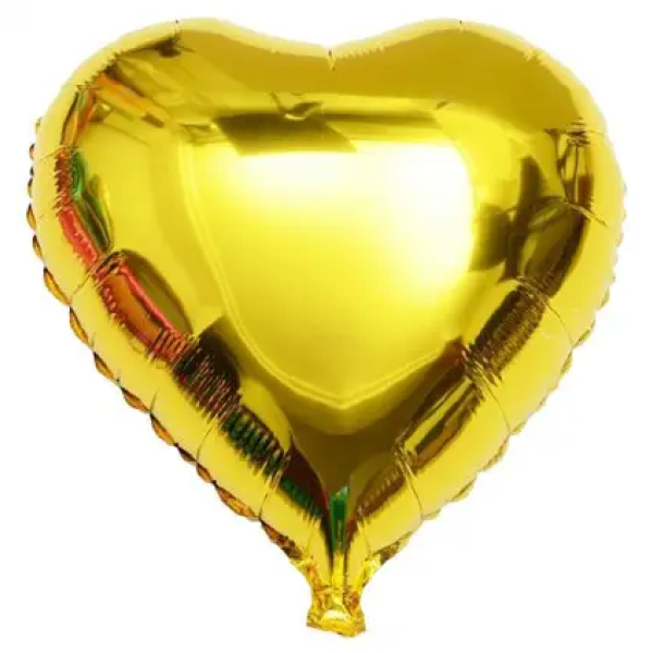 Повітряна кулька фольга зірка, серце 5-72651