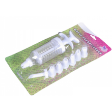 Шприц кондитерський №КАА-001 (№DC-16) (№1501) з насадками 7шт 10561