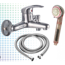 Комплект змішувачив GLF-401-102-FITNES-"2 в 1" Ванна/умив