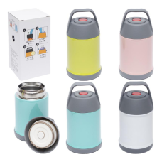 Термос для їжі 560 мл металевий 18*9,5см